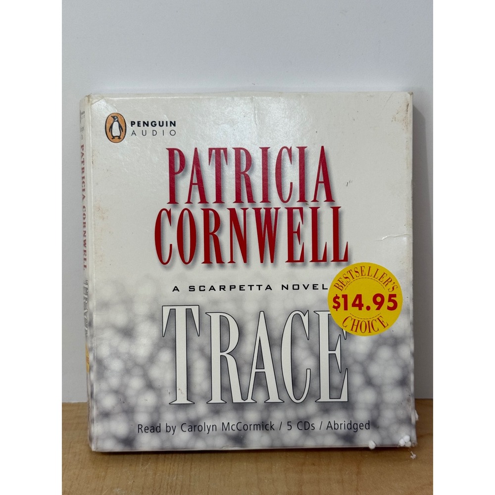 Trace Patricia Cornwell Kay Scarpetta Novel Audiobook 5 CDs Carolyn McCormick